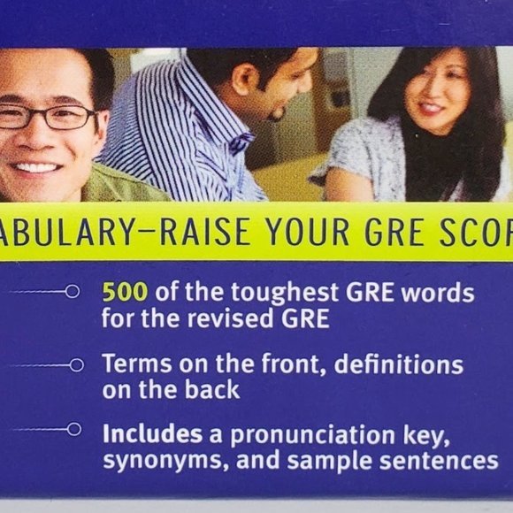 NWOT Kaplan 500 GRE Vocabulary Flashcards 3rd Edition - Picture 8 of 9